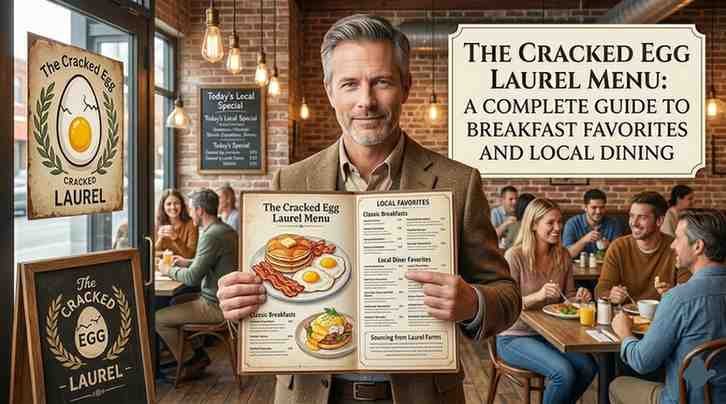 the cracked egg laurel menu